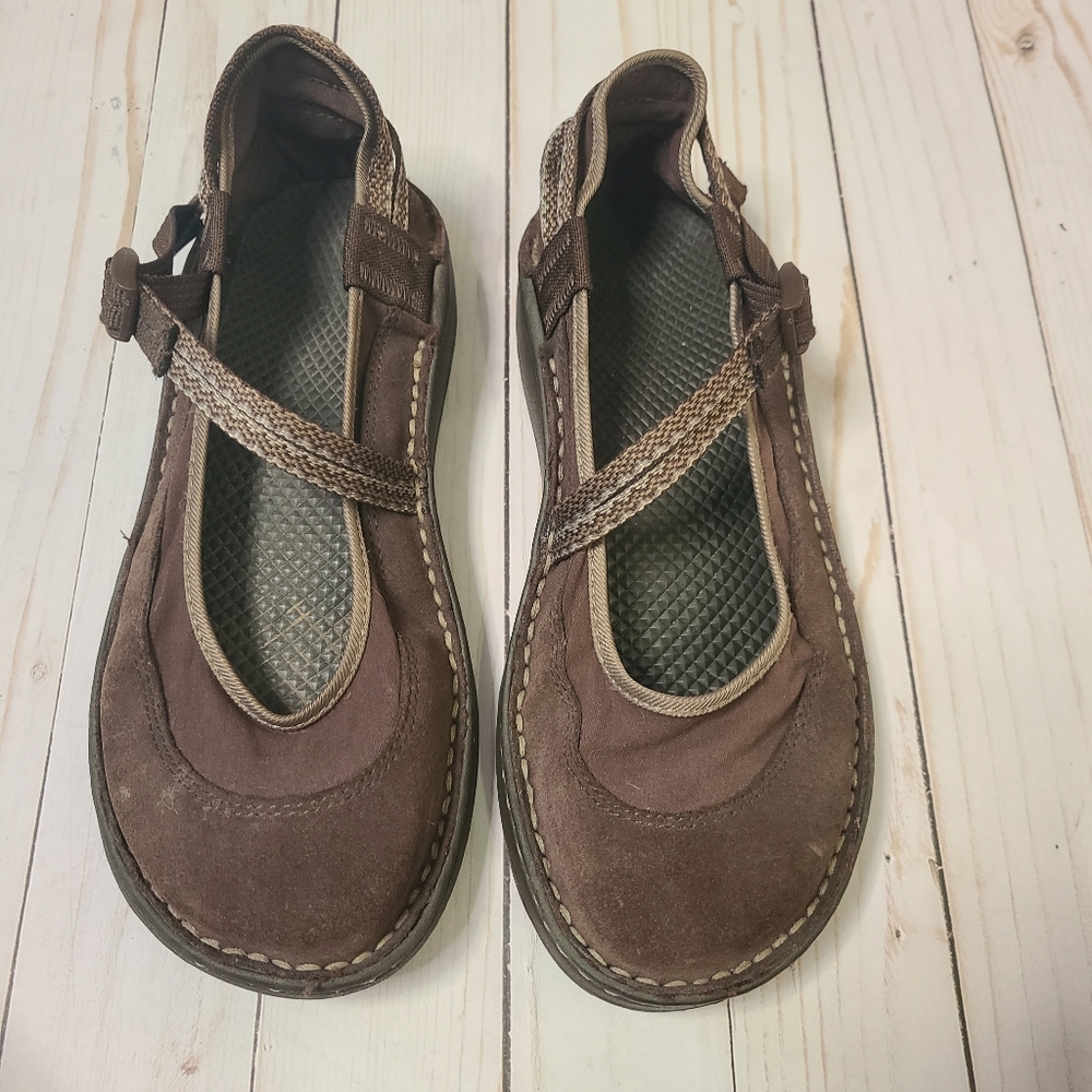 Chaco Mary Jane Shoes Brown